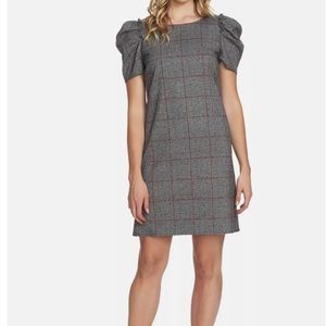NWT CECE Plaid Short Sleeve Dress Size 12
